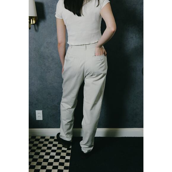 High-waisted Pleated Trousers | Jones New York Sport - Picture 3 of 5